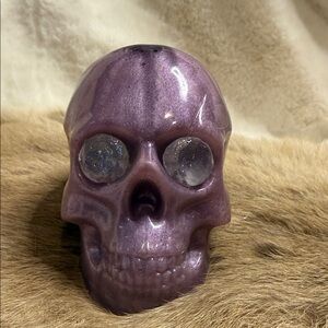 Purple Skull Home Accent 4”